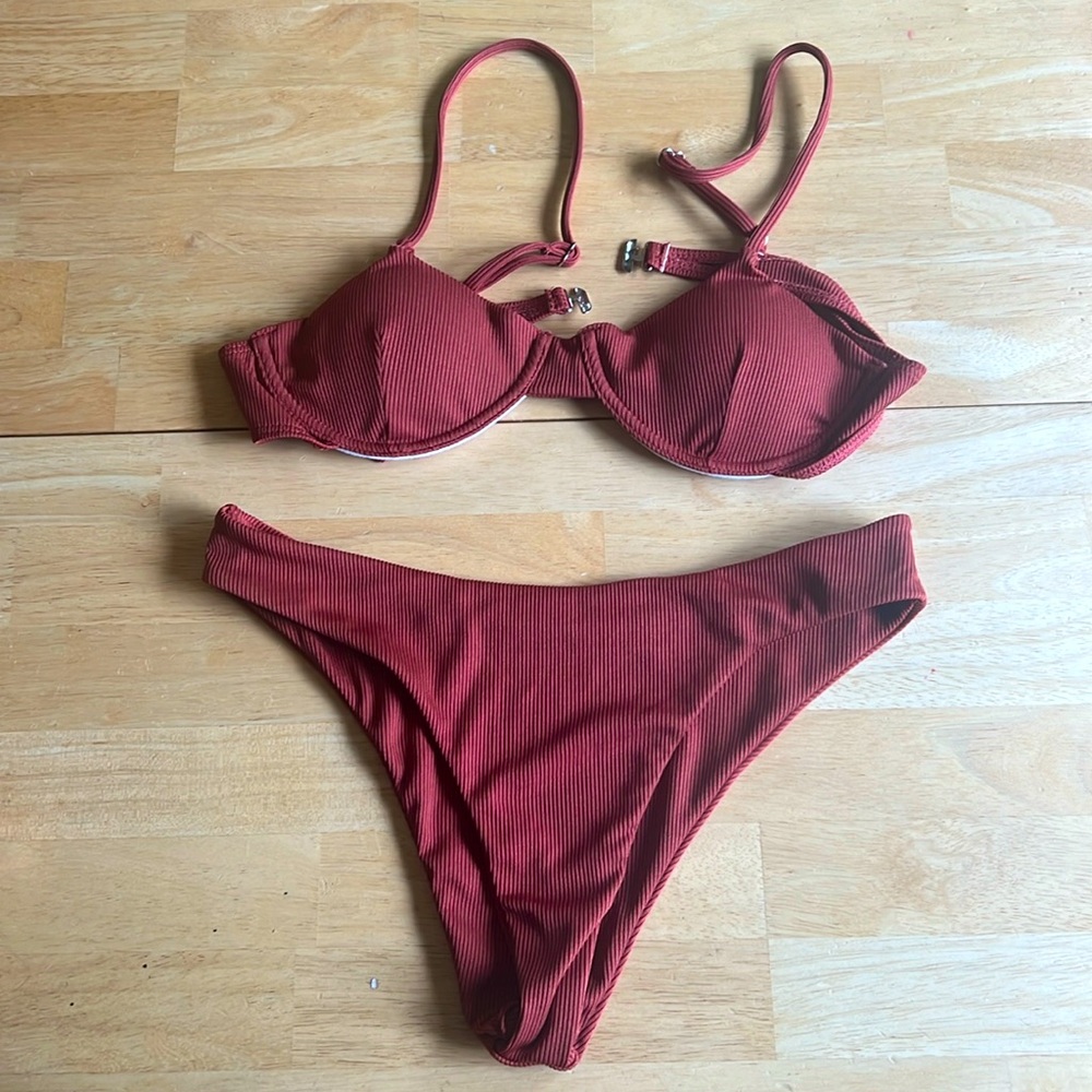 Burnt Orange Swimsuit